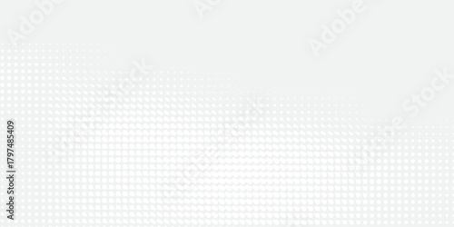 Dot white gray wave light technology texture background. Abstract big data digital concept. vector ilustration.