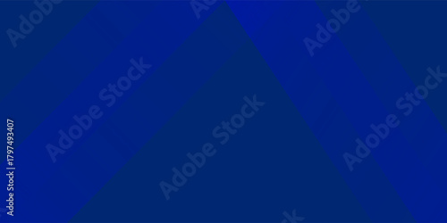 Abstract blue background with glowing geometric lines. Modern blue gradient square shape design art