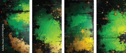 AI-generated sleek dark green wavy abstract lines with fluid motion and dynamic energy, creating a modern digital flow. Perfect for tech, creative, and futuristic designs.