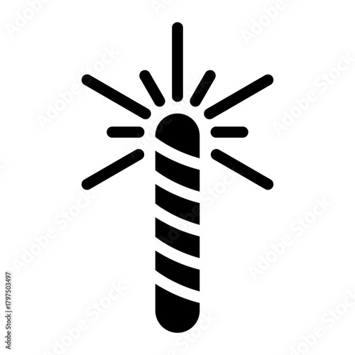 sparkler glyph icon