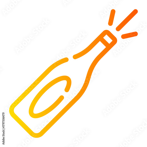 champagne gradient icon