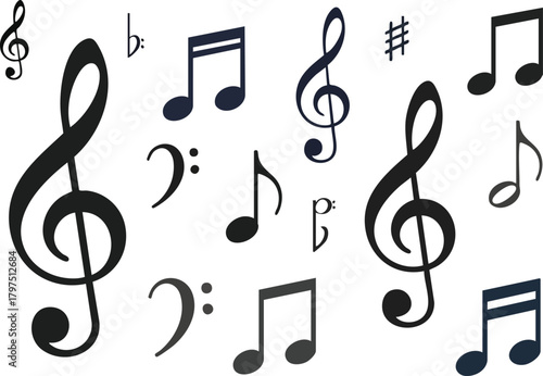 Musical Notes A Symphony of Symbols and Rhythms in Artistic Harmony