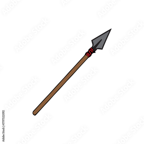 Traditional Warrior Spear Icon