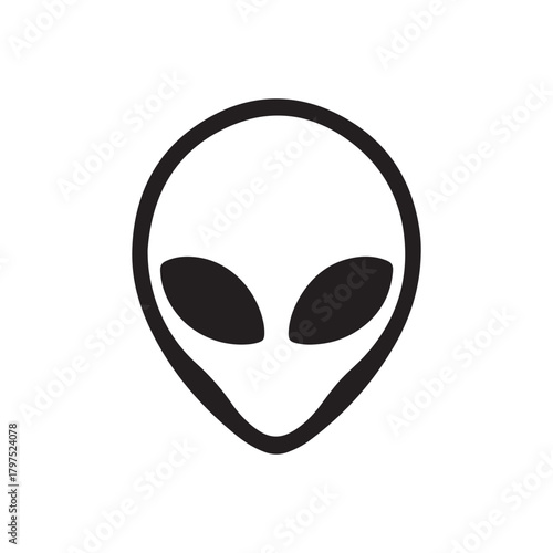 black and white mask. vector eps 10