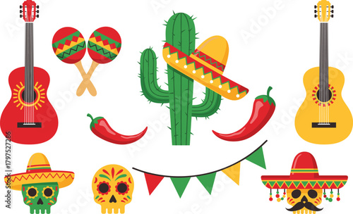 Cute Cartoon Farm Poultry Bird Vector Set Featuring Duck, Turkey, Rooster, and Hen with Chicks, Ideal for Rural Life and Agriculture Designi