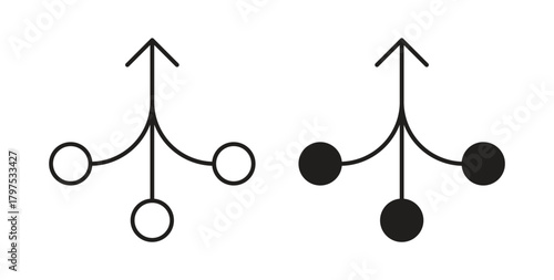 Consolidation icon for mobile app, editable designs