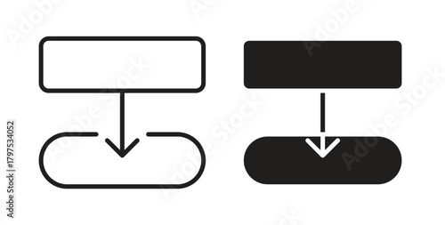 Diagram next icon for mobile app, editable designs
