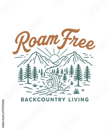 adventure t-shirt design