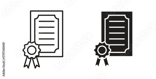 License icon for mobile app, editable designs