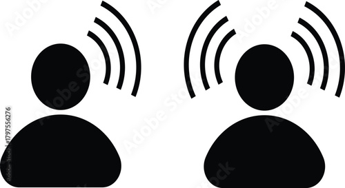 Influencer icon set. Social media marketing symbols. Celebrity and popular person sign Popularity and digital marketing signs
