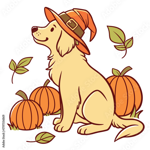 A vibrant and appealing vector art sticker design featuring a stylized subject with bold colors and clean lines