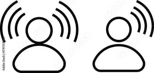 Influencer icon set. Social media marketing symbols. Celebrity and popular person sign Popularity and digital marketing signs
