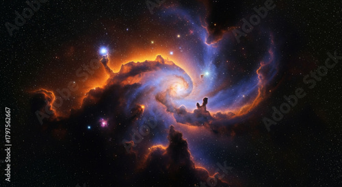Interstellar Dust Storm background