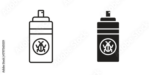 Insecticide icon. Symbol, logo illustration. graphic icon set