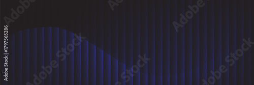 abstract black background blue gradient color and artistic dynamic line decoratio. Abstract white wave background blue smooth curves.  suit for banners
