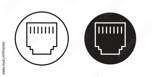 Lan icon. Symbol, logo illustration. graphic icon set