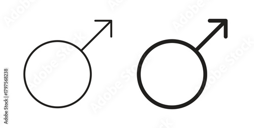 Male icon. Symbol, logo illustration. graphic icon set