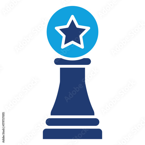 Prize Flat Blue Icon