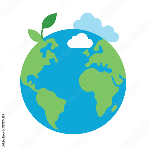 Earth Day Celebration Flat Vector Design