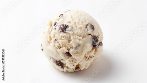 Chocolate chips on vanilla ...