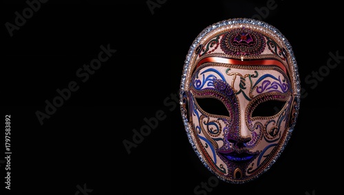 Purim Carnival mask display...