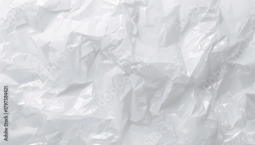White matte cellophane text...