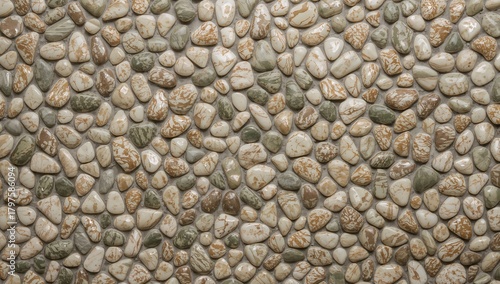 Tumbled stone and pebble mo...