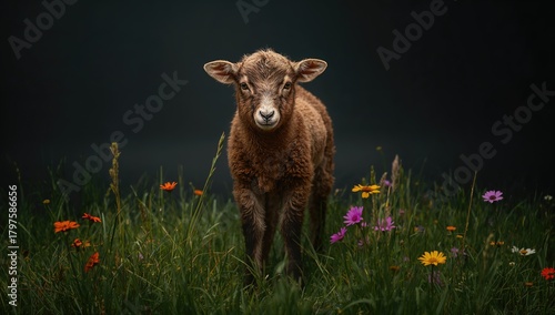 Portrait of a small brown n...