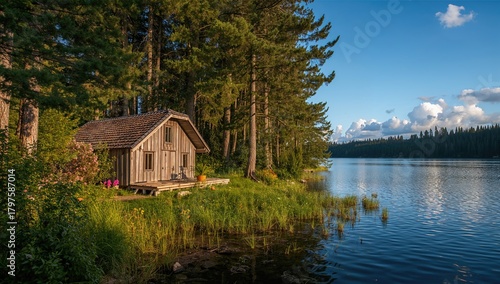 A fishing lodge for relaxat...