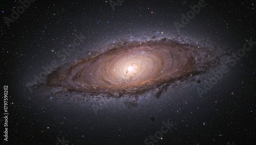Vibrant cosmic nebula captu...