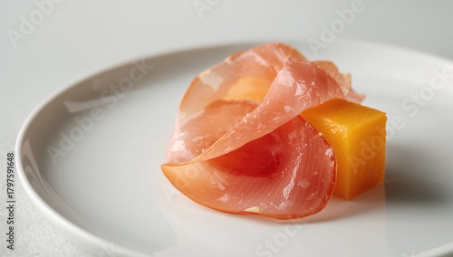 Prosciutto with melon, a ba...