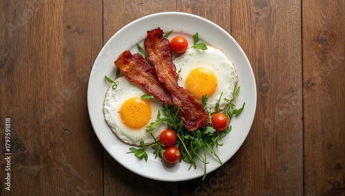 Sunny side up eggs with cri...