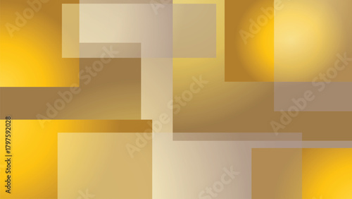 Abstract geometric background with soft golden gradients and overlapping translucent rectangles. Warm light tones create a modern, elegant visual for design, branding, and contemporary layouts.