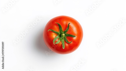 Fresh red tomato isolated o...