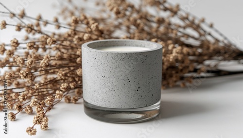 Organic scented candle enca...