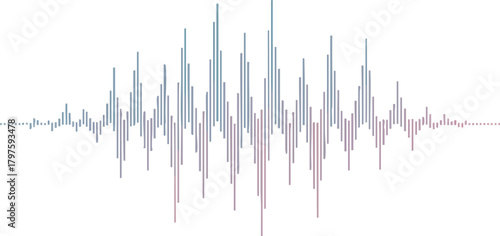 Vibrant Spectrum A Colorful Visualization of Digital Sound Waves
