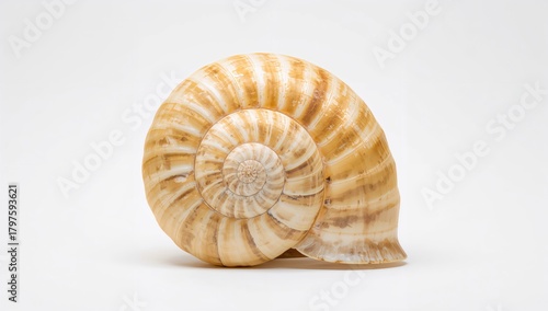 Nautilus shell displayed on...
