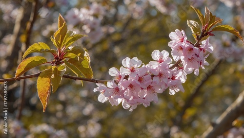 Cherry blossoms in full blo...
