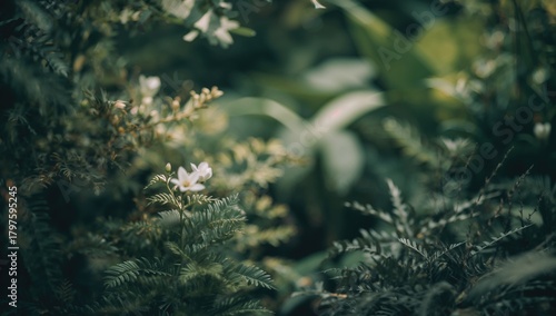 Nature backdrop with greene...
