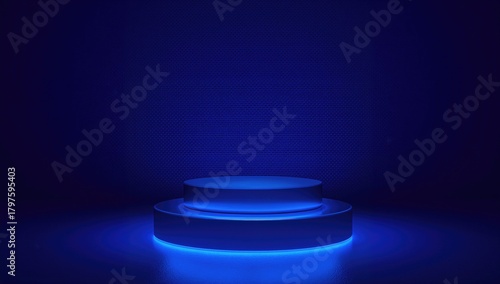 A three-cylinder LED-lit pe...