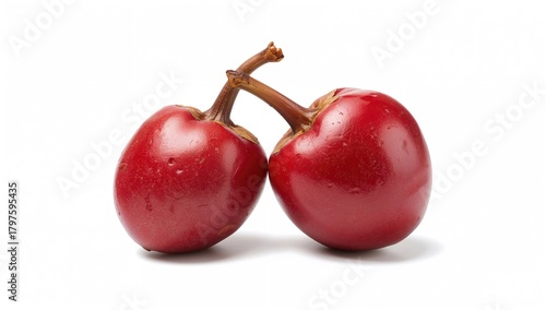 Two Tamarillo Fruits Isolat...
