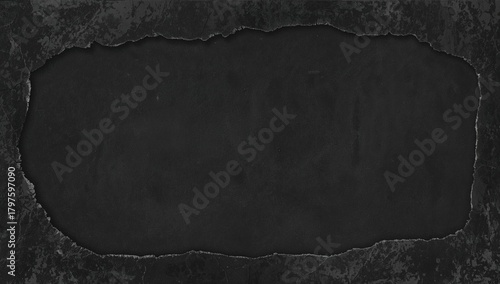 Wrinkled black paper backdr...