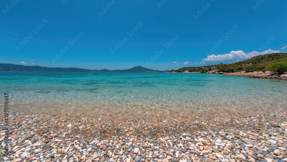 Obraz premium Pebble stone mosaic featuring black and white stones at a historic thermal spring