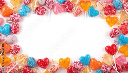 Colorful candies and lollip...