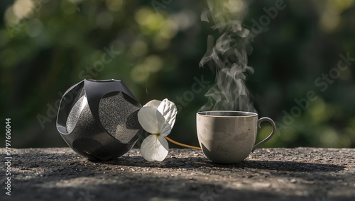 Metallic Abstract Shape in ...