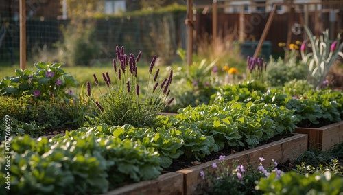 Vegetable garden, fresh hom...