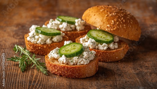 Delicious healthy bread top...