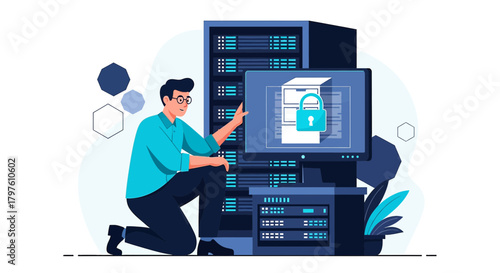 Securing digital infrastructure data protection cybersecurity systems management platform engineer