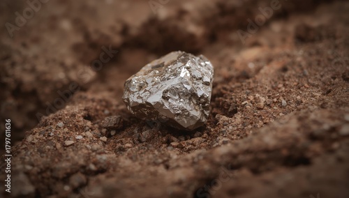 Natural rough diamond embed...