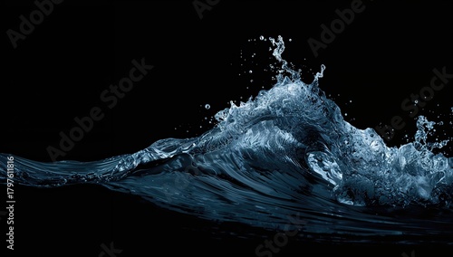 Water wave impact against a...